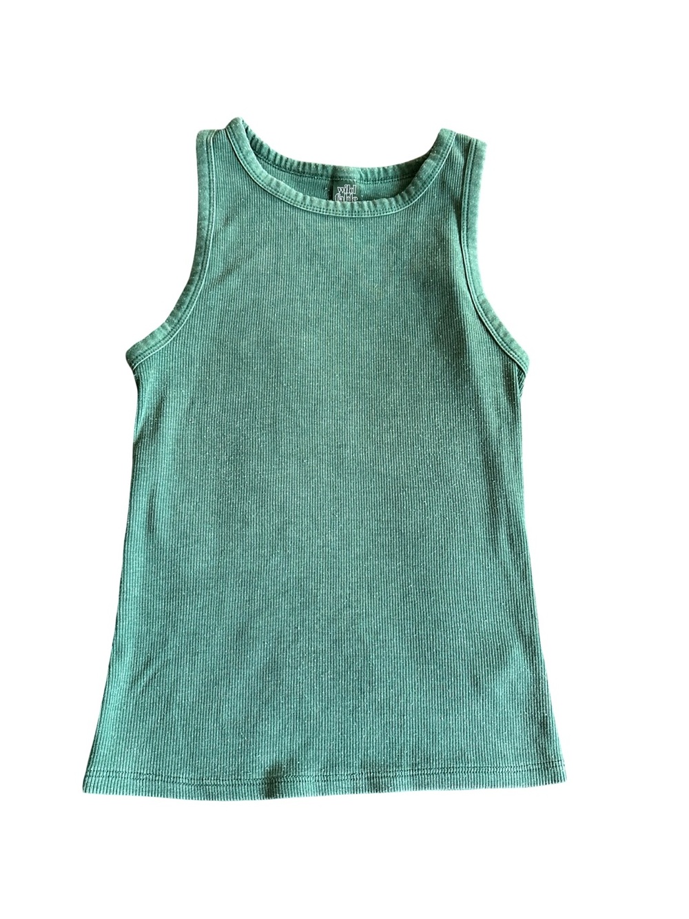 wild fable Seafoam Ribbed Tank Top - Teal